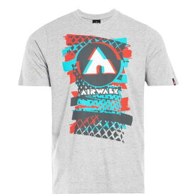 【送料無料】 エアウォーク メンズ Tシャツ トップス Graphic T Shirt Mens Grey Marl