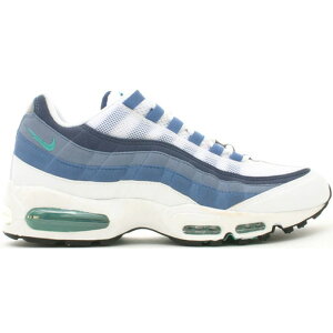 Nike �i�C�L �����Y �X�j�[�J�[ �yNike Air Max 95 Slate (2005)�z �T�C�Y US_10.5(28.5cm) White/New Green-Blue Slate-Midnight Navy