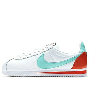 Nike �i�C�L ���f�B�[�X �X�j�[�J�[ �y(WMNS) Nike Classic Cortez Premium 'Light Aqua' 905614-104�z �T�C�Y US_7(24.0cm)