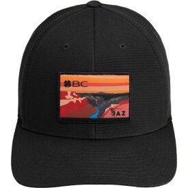 ブラッククローバー メンズ 帽子 アクセサリー Black Clover Men's Arizona Resident Fitted Golf Hat Black