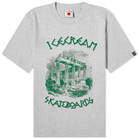 アイスクリーム メンズ Tシャツ トップス ICECREAM Ancient T-Shirt Grey