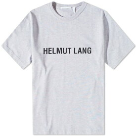 ヘルムート ラング メンズ Tシャツ トップス Helmut Lang Core Logo T-Shirt Grey