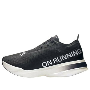 On Running �I�� �����j���O ���f�B�[�X �X�j�[�J�[ �y(WMNS) On Running Cloudboom Strike 'Black White' 3WE30470299�z �T�C�Y US_8(25.0cm)