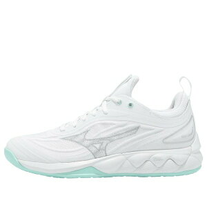 Mizuno �~�Y�m ���f�B�[�X �X�j�[�J�[ �y(WMNS) Mizuno Wave Luminous 3 'White Blue Tint' V1GC242045�z �T�C�Y US_W_10.5