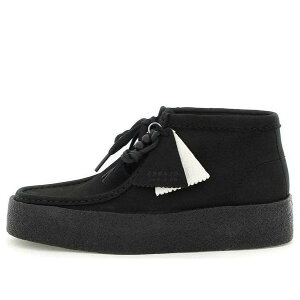 Clarks �N���[�N�X ���f�B�[�X �X�j�[�J�[ �y(WMNS) Clarks Wallabee Cup Boots 'Black Nubuck' 26168980�z �T�C�Y US_6.5(23.5cm)