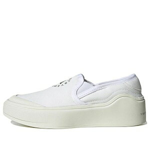 adidas �A�f�B�_�X ���f�B�[�X �X�j�[�J�[ �y(WMNS) adidas Court Slip-On x Stella McCartney 'Off White Burnt Cayenne' HP3206�z �T�C�Y US_9.5(26.5cm)