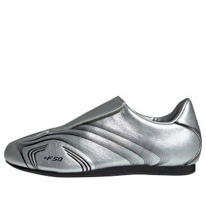 adidas �A�f�B�_�X ���f�B�[�X �X�j�[�J�[ �y(WMNS) adidas Taekwondo F50 'Silver Metallic Black' IH1873�z �T�C�Y US_9.5(26.5cm)