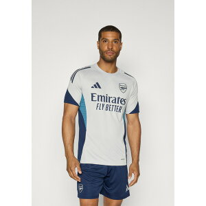 �A�f�B�_�X �����Y T�V���c �g�b�v�X ARSENAL FC 25/26 TIRO 25 COMPETITION TRAINING - Sports T-shirt - grey two/night indigo