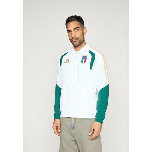 �A�f�B�_�X �����Y �W���P�b�g���u���]�� �A�E�^�[ FIGC ITALY PREMATCH JACKET - National team wear - white