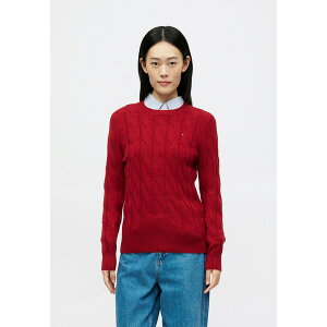 �g�~�[ �q���t�B�K�[ ���f�B�[�X �j�b�g&�Z�[�^�[ �A�E�^�[ SOFT CABLE - Jumper - regatta red