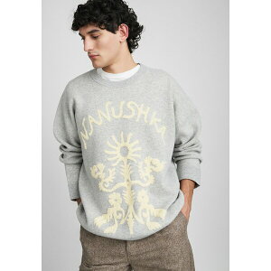 �i�k�[�V���J �����Y �j�b�g&�Z�[�^�[ �A�E�^�[ OSWIN - Jumper - light grey/cr¨me papercut