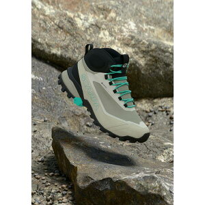 XJp fB[X nCLO X|[c RIBELLE CROSS 2 MID GTX - Hiking shoes - fog/aqua green