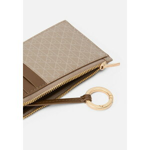 JoNC fB[X z ANZT[ EMBLEM TOP ZIP CARDCASE - Wallet - desert taupe
