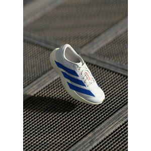 AfB_X Y tBbglX X|[c ADIZERO EVO SL - Road running shoes - footwear white/team royal blue/pure ruby