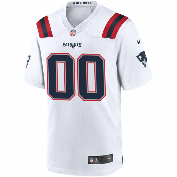 1周年記念イベントが1周年記念イベントがナイキ メンズ ユニフォーム トップス New England Patriots Nike Custom  Game Jersey White キーホルダー・キーケース