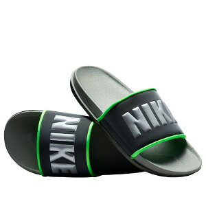 Nike �i�C�L �����Y �X�j�[�J�[ �yNike Offcourt Slides 'Anthracite Smoke Grey Green Strike' BQ4639-026�z �T�C�Y US_11(29.0cm)