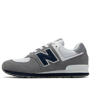 New Balance �j���[�o�����X �����Y �X�j�[�J�[ �yNew Balance 574 Core Plus PreGrade K Shoes Grey PC574CG�z �T�C�Y US_11(29.0cm)