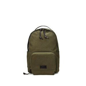 �����t���[���� �����Y �o�b�N�p�b�N�E�����b�N�T�b�N �o�b�O Leather-trim canvas backpack Green