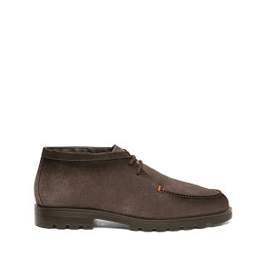 �T���g�[�j �����Y �u�[�c �V���[�Y Desert lace-up fastening boots Brown