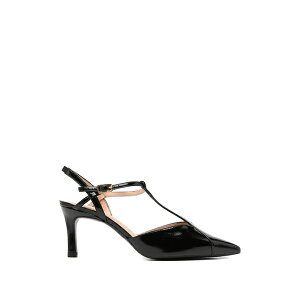 �E�j�T ���f�B�[�X �p���v�X �V���[�Y Leton t-strap pumps Black