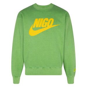 �i�C�L �����Y �p�[�J�[�E�X�E�F�b�g�V���c �A�E�^�[ Nigo nrg sweatshirt Green