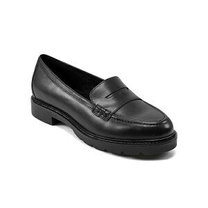 bN|[g fB[X T_ V[Y Women's Kacey Penny Casual Slip-On Loafers Black Leather