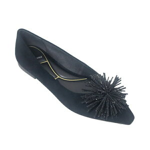 PlXR[ fB[X T_ V[Y Women's Natasha Slip On Flats Black Suede
