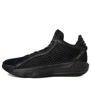 adidas �A�f�B�_�X �����Y �X�j�[�J�[ �yadidas Dame 6 Leather 'Black Gold' FV8627�z �T�C�Y US_7(25.0cm)