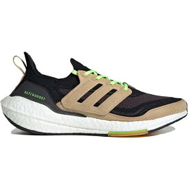 adidas アディダス メンズ スニーカー 【adidas Ultra Boost 21】 サイズ US_8(26.0cm) Black Beige Tone Green