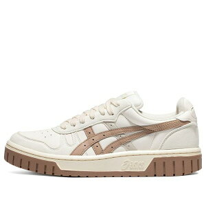 ASICS AVbNX Y Xj[J[ yASICS Court MZ Retro Casual Skateboarding Shoes Unisex White Brown 1203A127-105z TCY US_7.5(25.5cm)