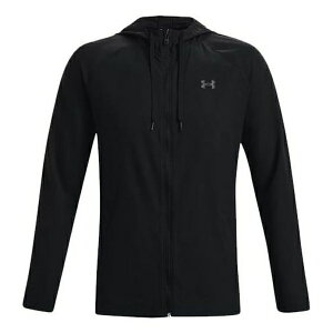 Under Armour A_[A[}[ Y Xj[J[ yUnder Armour Perforated Windbreaker Jacket 'Black' 1370499-001z TCY US_M_XXL