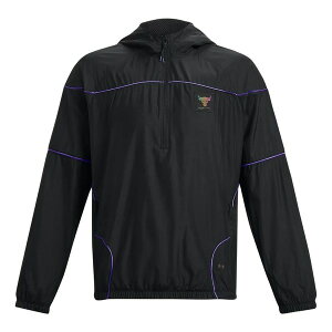 Under Armour A_[A[}[ Y Xj[J[ yUnder Armour Project Rock Anorak Jacket 'Black' 1380128-001z TCY US_M_M