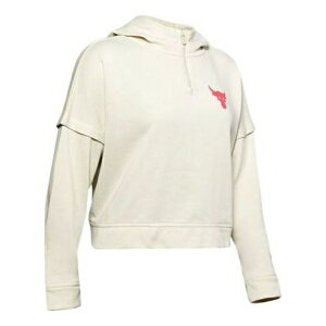 Under Armour アンダーアーマー レディース スニーカー 【(WMNS) Under Armour x Project Rock Terry Hoodie 'White Pink' 1351807-110】 サイズ US_W_S