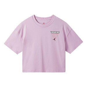 Air Jordan W[_ fB[X Xj[J[ y(WMNS) Air Jordan Essential Casual Sports Round Neck Short Sleeve Pink T-Shirt DC2154-676z TCY US_W_M