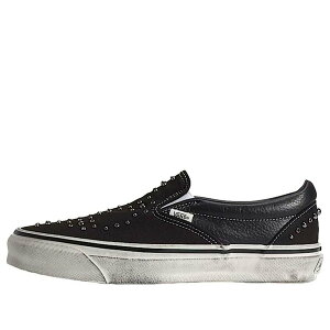 Vans �o���Y �����Y �X�j�[�J�[ �yVans Premium Classic Slip-On Pearlized 'Blackout' VN000D9PBKA�z �T�C�Y US_6.5(24.5cm)