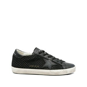 �S�[���f���O�[�X ���f�B�[�X �X�j�[�J�[ �V���[�Y Super-star beaded leather trainers Black