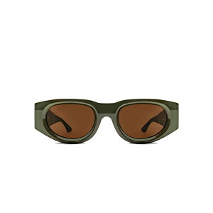 �e�B�G���[ ���X���[ �����Y �T���O���X�E�A�C�E�F�A �A�N�Z�T���[ Dopamy geometric sunglasses Green