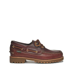 �Z�o�S �����Y �X���b�|���E���[�t�@�[ �V���[�Y Leather lace-up loafers Brown