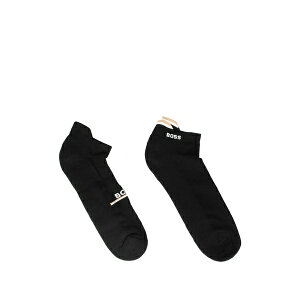 �{�X �����Y �C�� �A���_�[�E�F�A Logo-detail socks (set of two) Black