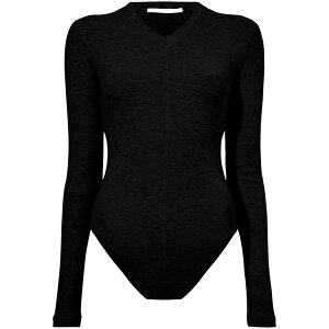 �v���G���U �X�N�[���[ �z���C�g ���[�x�� ���f�B�[�X T�V���c �g�b�v�X Delaney bodysuit Black