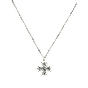 �G�}�j���G�� �r�R�b�L �����Y �l�b�N���X�E�`���[�J�[ �A�N�Z�T���[ Crest sterling-silver necklace Silver