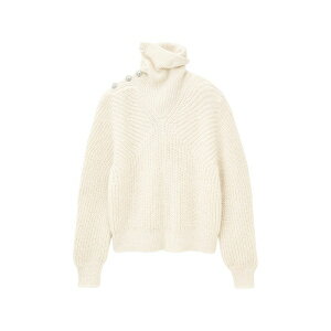 �o�b�V�� ���f�B�[�X �j�b�g&�Z�[�^�[ �A�E�^�[ Roumane button sweater Neutrals