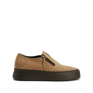 �W���[�b�y�U�m�b�e�B �����Y �X�j�[�J�[ �V���[�Y Gz mike zip low-top sneakers Brown