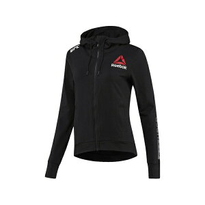 ���[�{�b�N ���f�B�[�X �p�[�J�[�E�X�E�F�b�g�V���c �A�E�^�[ ufc fighter kit walkout full-zip hoodie Black