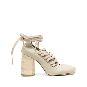 �����[�� ���f�B�[�X �p���v�X �V���[�Y 90mm lace-up pumps Neutrals
