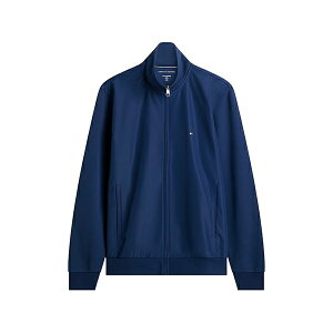 �g�~�[ �q���t�B�K�[ �����Y �p�[�J�[�E�X�E�F�b�g�V���c �A�E�^�[ Essential logo-embroidered zip-up sweatshirt Blue