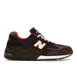 New Balance �j���[�o�����X �����Y �X�j�[�J�[ �yNew Balance 990v2 MiUSA Brown Purple�z �T�C�Y US_12(30.0cm) Brown/Grey/Purple