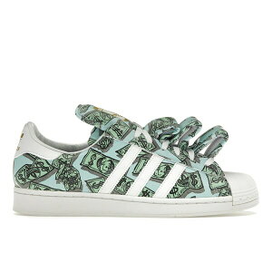 adidas AfB_X Y Xj[J[ yadidas Superstar Jeremy Scott Moneyz TCY US_7.5(25.5cm) Footwear White/Footwear White/Gold Metallic