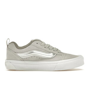 Vans �o���Y �����Y �X�j�[�J�[ �yVans Knu Skool Metallic Silver�z �T�C�Y US_7(25.0cm) Metallic Silver/True White