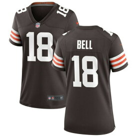 【送料無料】 ナイキ レディース ユニフォーム トップス Nike Cleveland Browns Women's Custom Game Jersey Brown